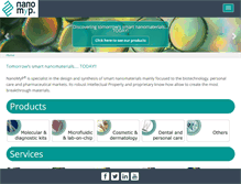 Tablet Screenshot of nanomyp.com